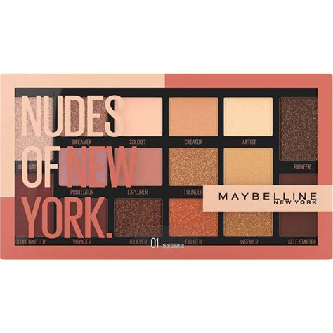 maybelline nudes palette|Maybelline The Nudes Eyeshadow Palette Makeup, 12 .